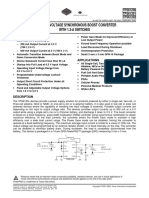 Low Input Voltage Synchronous Boost Converter With 1.3-A Switches