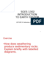 SGES 1302 Lecture16-Mt15nexercise-Sedimentary Rocks