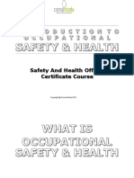 Safety and Health Officer Certificate Course