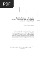 Delírio, Fantasia e Devaneio - Sobre A Função Da Vida Imaginativa Na Teoria Psicanalítica