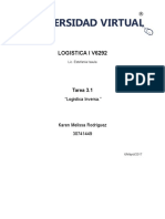 Tarea 3.1 Logistica