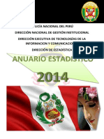 Anuario Estadistico PNP 2014