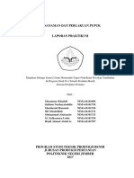 Laporan Fisiologi Tumbuhan - Perlakuan Pupuk