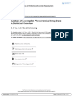 Analysis of Los Angeles Photochemical Smog Data A Statistical Overview