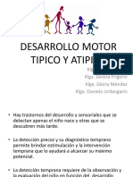 DESARROLLO Motor Atipico Tipico PDF