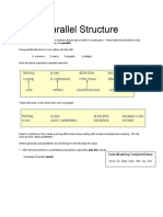 Parallel Structure