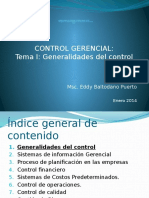 1control Gerencial, Generalidades Del Control