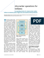 Optimise Hydrocracker Operations For Maximum Distillates