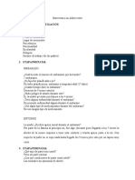 Formato Entrevista A Un Adolescente Llangato Vicuña