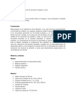 Determinación de Alcohol en Sangre y Orina