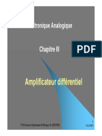 Chapitre 3 Amplificateur Différentiel PDF