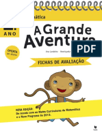 Bloco Fichas de Avaliação 1.º Ano Grande Aventura