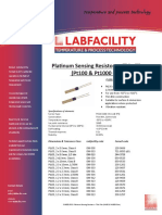 Temperature and Process Technology: Pt100 Elements, Thin Film (100 Ohm)