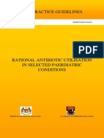 CPG Rational Antibiotic Utilisation in Selected Paediatric Conditions