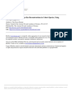 Testing The Validity of Age-Size Reconstructions in Cohort Species, Using