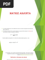 Matriz Adjunta