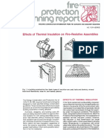 Effects of Thermal Insulation On Fire-Resistive Assemblies