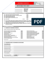 Formato de Desarmado Motor Isx15 - Qsx15