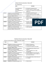 Planificación Taller de Lectoescritura 1