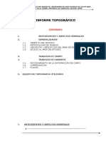 Informe Topografico.