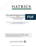 Errors and Clinical Outcome in Pediatric and Intensive Care: A Systematic The Effect of Computerized Physician Order Entry On Medication Prescription