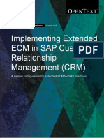 SAP Extended ECM Solution Accelerator For SAP CRM