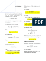 Recit 9 Solutions