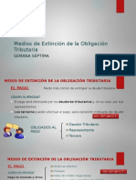 DERECHO TRIBUTARIO I (CÓDIGO TRIBUTARIO) - Semana 7 Medios de Extinción de La Obligación Tributaria