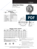 Valvula Check Wafer 250psi