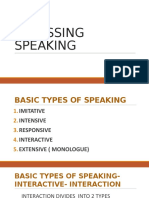 Assessing Speaking