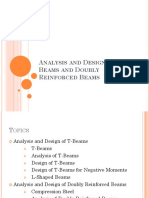 Chap 5 Analysis and Design of T-Beams and Doubly Reinforced Beams