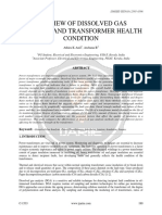 A Review of Dissolved Gas Analysis and Transformer Health Condition