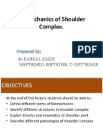 Biomechanics of Shoulder Complex Part 1