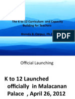 The K To 12 Curriculum and Capacity Building For Teachers - Dr. Brenda Corpuz, PHD