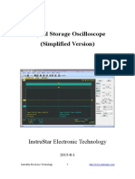 Digital Storage Oscilloscope (Simplified Version)