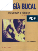 Cirugía Bucal - Patología y Técnica M. Donado 3 Edición