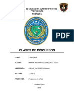 Clases de Discursos