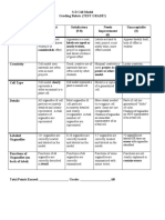 Cells Model Project Rubric