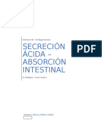 Seminario 13 - Absorción Intestinal y Secreción Gástrica