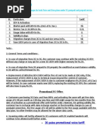 3g Tariff BPP