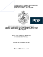 Propuesta de Un Sistema de Gestion Ambiental