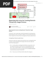 Bypassing Anti-Virus by Creating Remote Thread Into Target Process - Damon Mohammadbagher - Pulse - LinkedIn PDF