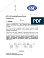 ISO 9001 Auditing Practices Group Guidance On:: Processes