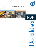 DONALDSON Caterpillar Vehicle Card