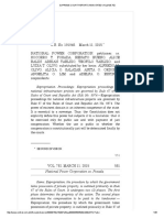 National Power Corporation vs. Posada, 752 SCRA 550, March 11, 2015