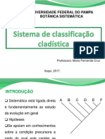 3AULA - 2 - Sistema de Classificação Cladística