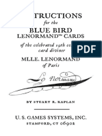 Blue Bird Lenormand Booklet