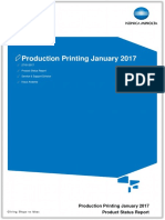 Product Status Report - Production Printing (January 2017)