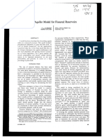 An Aquifer Model For Fissured Reservoirs: Shell Development CO. Member SP E-Aime Houston, Tex