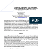 Analisis Struktur Geologi Jalur Kali Watupuru Dan Kali Songgo Daerah Degan Kulonprogo, Dan Implikasinya Terhadap Penyebaran Batupasir Kuarsa Formasi Nanggulan Yang Berpotensi Sebagai Reservoar